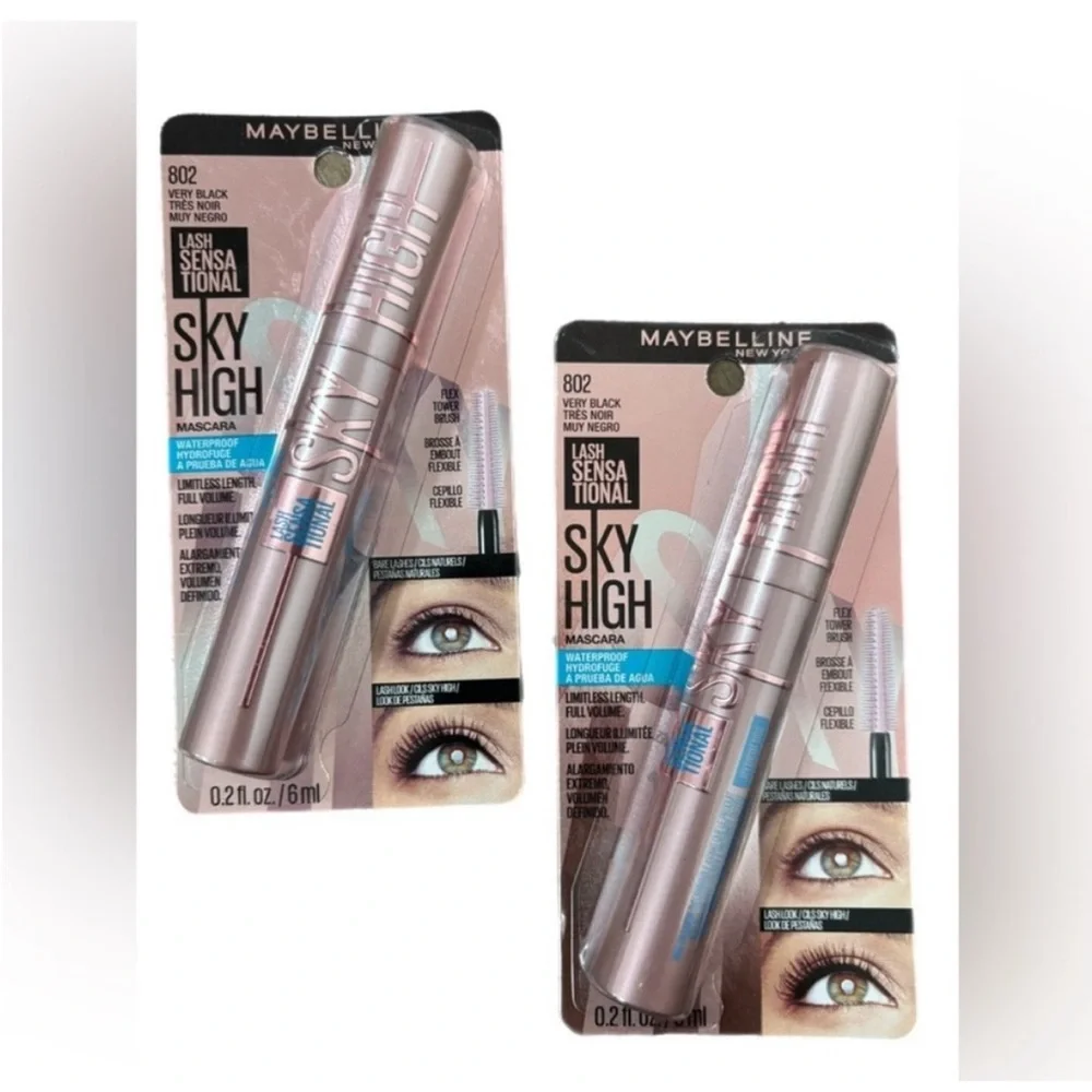 Maybelline Lash Sensational Sky High Mascara - Black One Is Opened, Use Twice. O - Picture 1 of 3